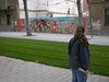 Andrew > SeeYa views the graffiti advising passer by'ers to "Vomit Yourself".