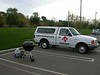 Andrew > BBQing in the parking lot at the Microsoft Silicon Valley Campus in December 2003