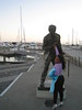 Andrew > Sofia with Jack at Jack London Square in Oakland