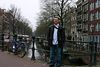 Andrew > Me in front of a random Amsterdam Canal
