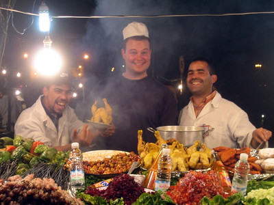Andrew > Andrew posing with our chefs.