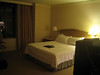 Andrew > Fairmont San Jose Monterey Suite Bedroom

This year, the holiday party committee selected the San Jose Convention Center as the venue. While it would have been nicer to be up in San Francisco, this did allow for a slight splurge to a suite at the Fairmont San Jose. The back patio opened out onto the pool deck, which we used despite it technically being closed...