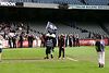 Andrew > Geelong Cats mascot before the AFL game against the Western Bulldogs