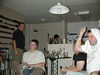 Andrew > Andrew, Bengt, Gary (fixing a drink), and Jon (Beavis impression)