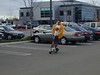 Andrew > BBQing in the parking lot at the Microsoft Silicon Valley Campus in March 2002
